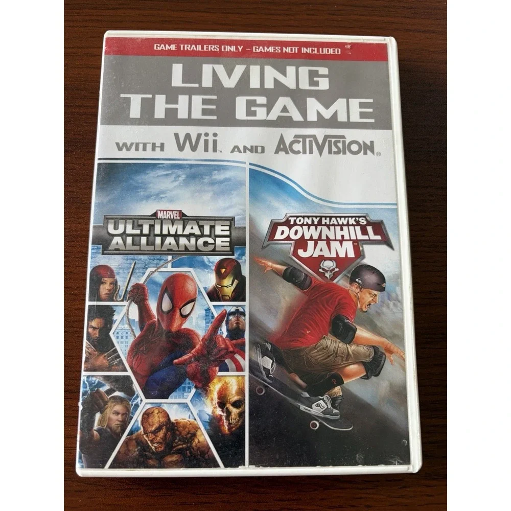 Living The Game with Nintendo Wii And Activision - DVD Video Disc‎ Collectible